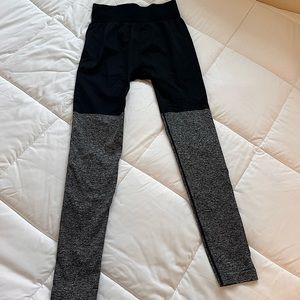 Gymshark Black & Gray Leggings